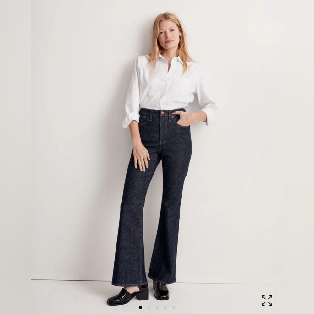 Madewell Women's Straight Leg Jeans - Dark Blue